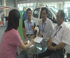 2014北京展中国电动汽车网专访顺达翰机械