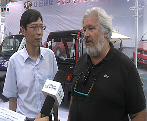 2014济南新能源展中国电动汽车网专访奥特姆新能源