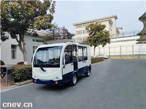 4-8座四轮电动巡逻车图片可用于校园厂区物业巡逻电动物流车