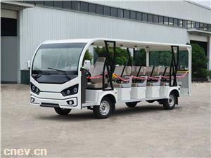 广西17座敞篷式电动观光车电瓶四轮车厂家及图片景区代步车价格
