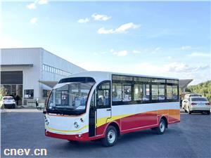 广西23座大型电动代步观光车价格电动巡逻车四轮旅游观光车图片