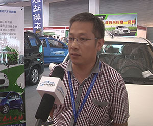 2014北京展中国电动汽车网专访山东泰汽车辆有限公司